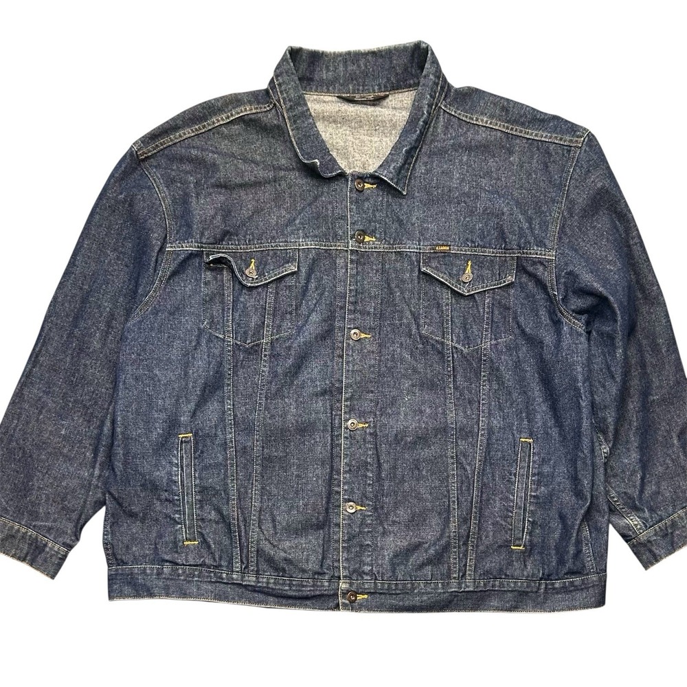 Vintage Y2K Polo Jeans Company Ralph Lauren Denim Trucker Jacket Size 4XL